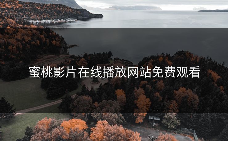 蜜桃影片在线播放网站免费观看